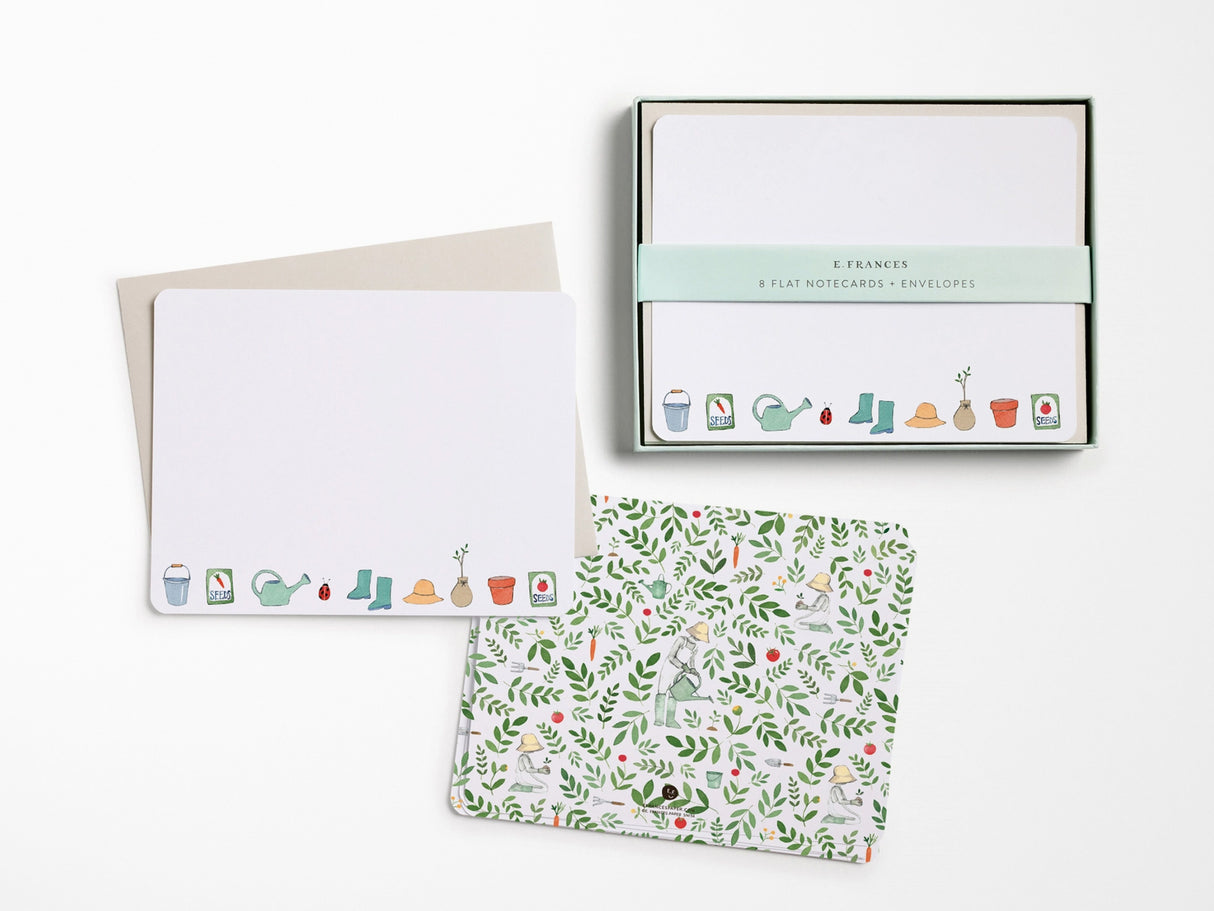 Gardener Flat Notes - Set of Eight