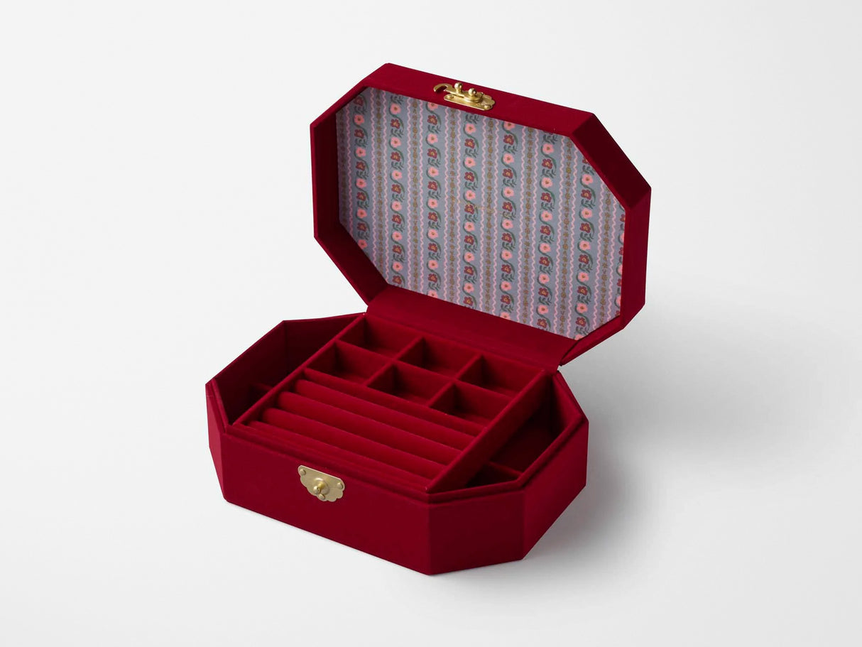 Gemma Embroidered Jewelry Box