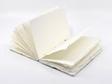 Handmade Parchment Paper Notebook - Illuminated Manuscript with Iris