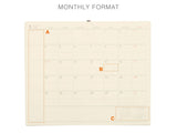 Hightide 2027 Monthly Diary Shine B6 Slim