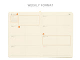 Hightide 2027 Weekly Diary Poche A6 Block