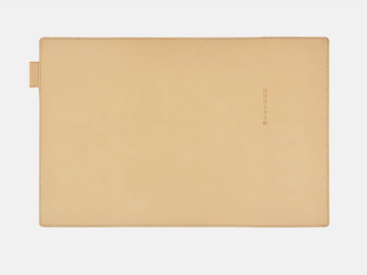 Hobonichi 5-Year Techo Leather Cover - A5 Natural