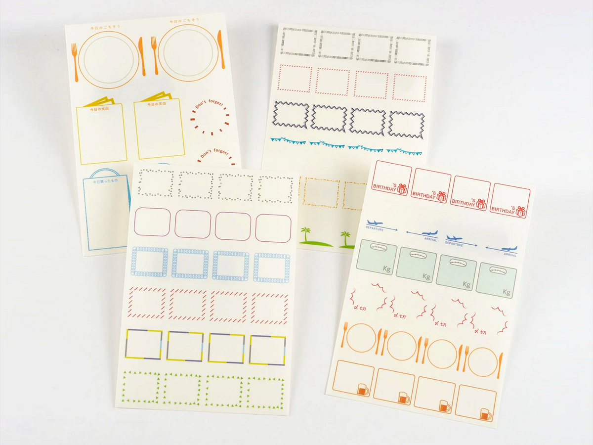 Hobonichi Frame Stickers