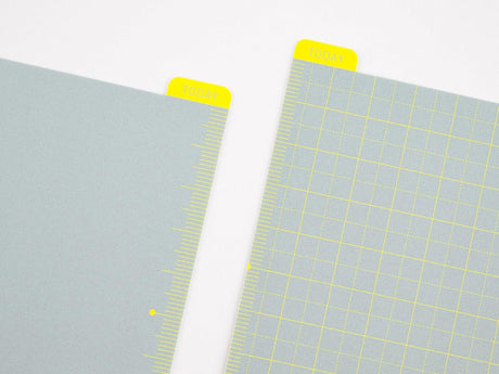 Hobonichi Pencil Board for A5 Size - Ice Gray x Yellow