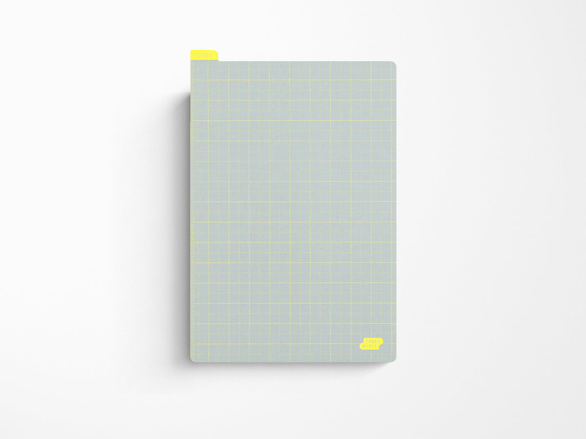 Hobonichi Pencil Board for A6 Size - Ice Gray x Yellow