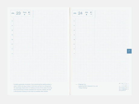 Hobonichi Techo 2027 Cousin Book A5 - ENGLISH