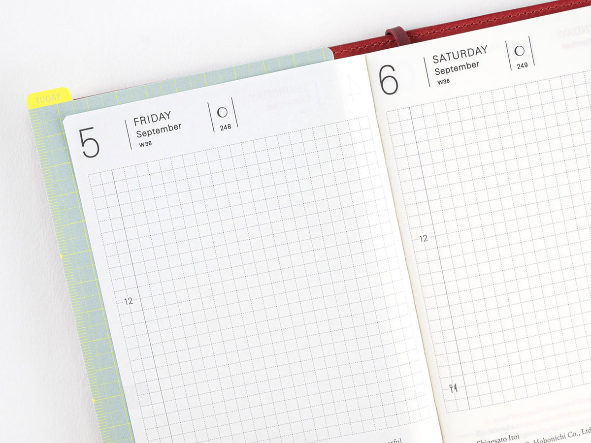 Hobonichi Techo 2027 Planner Book A6 - ENGLISH