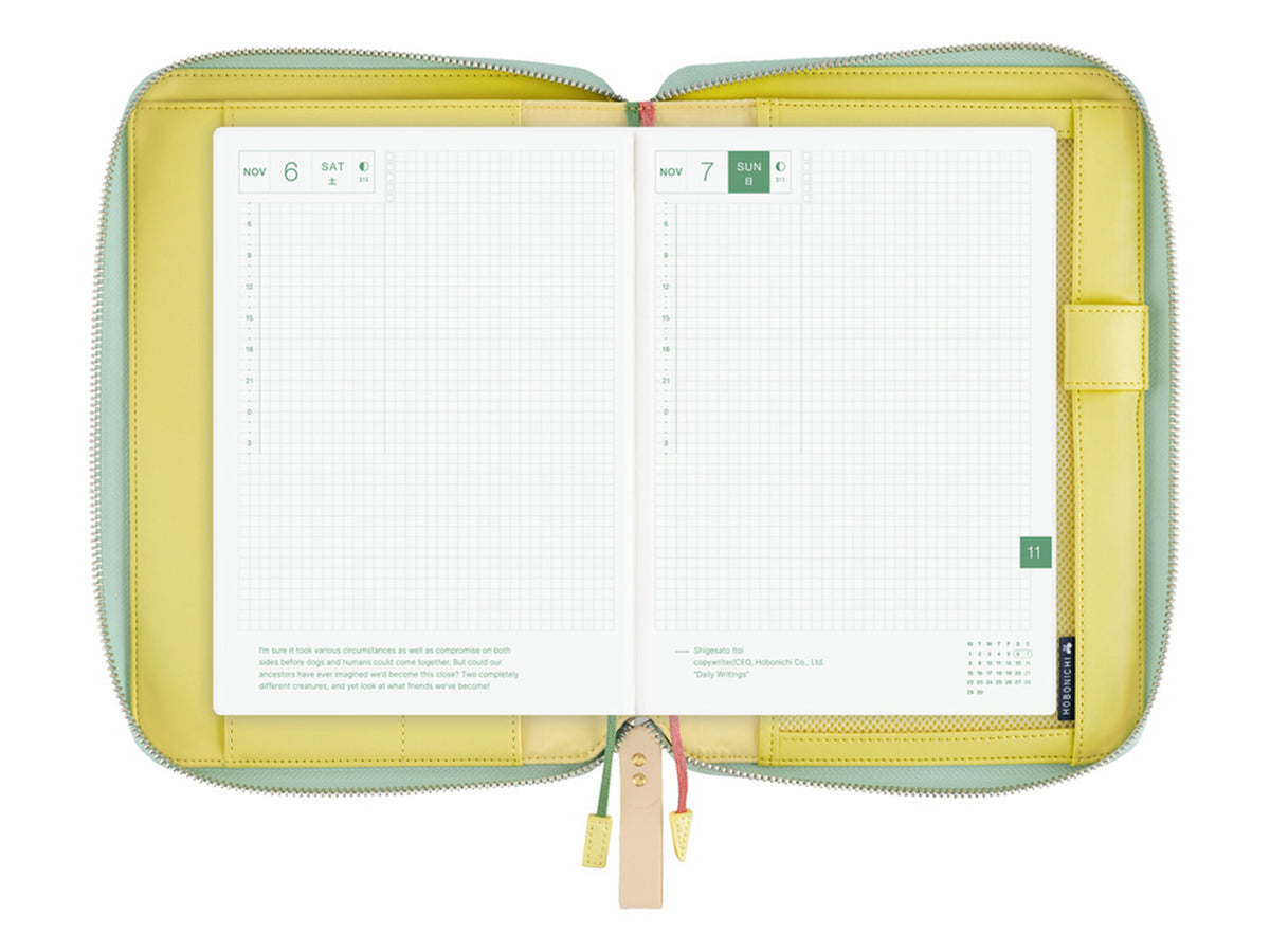 Hobonichi Techo A5 Cousin Cover - mina perhonen: glass flower
