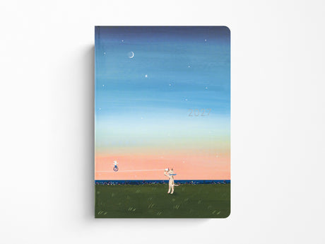 Hobonichi Techo A5 Hon 2027 - Hiroko Kubota: String Telephone Until the Moon is Full