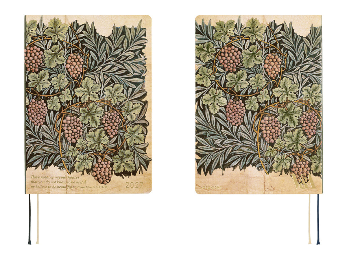 Hobonichi Techo A5 Hon 2027 - V&A Series: Vine
