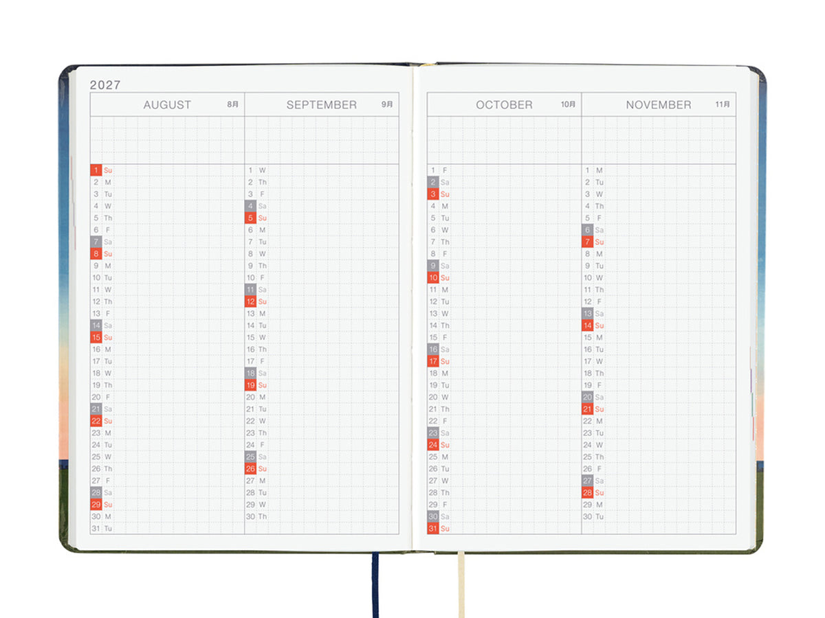 Hobonichi Techo A6 Hon 2027 - Hiroko Kubota: String Telephone Until the Moon is Full (JAPANESE)