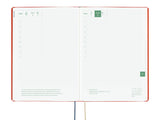 Hobonichi Techo A6 Hon 2027 - Yumi Kitagishi: White Cat and Rabbit's Tea Room (JAPANESE)
