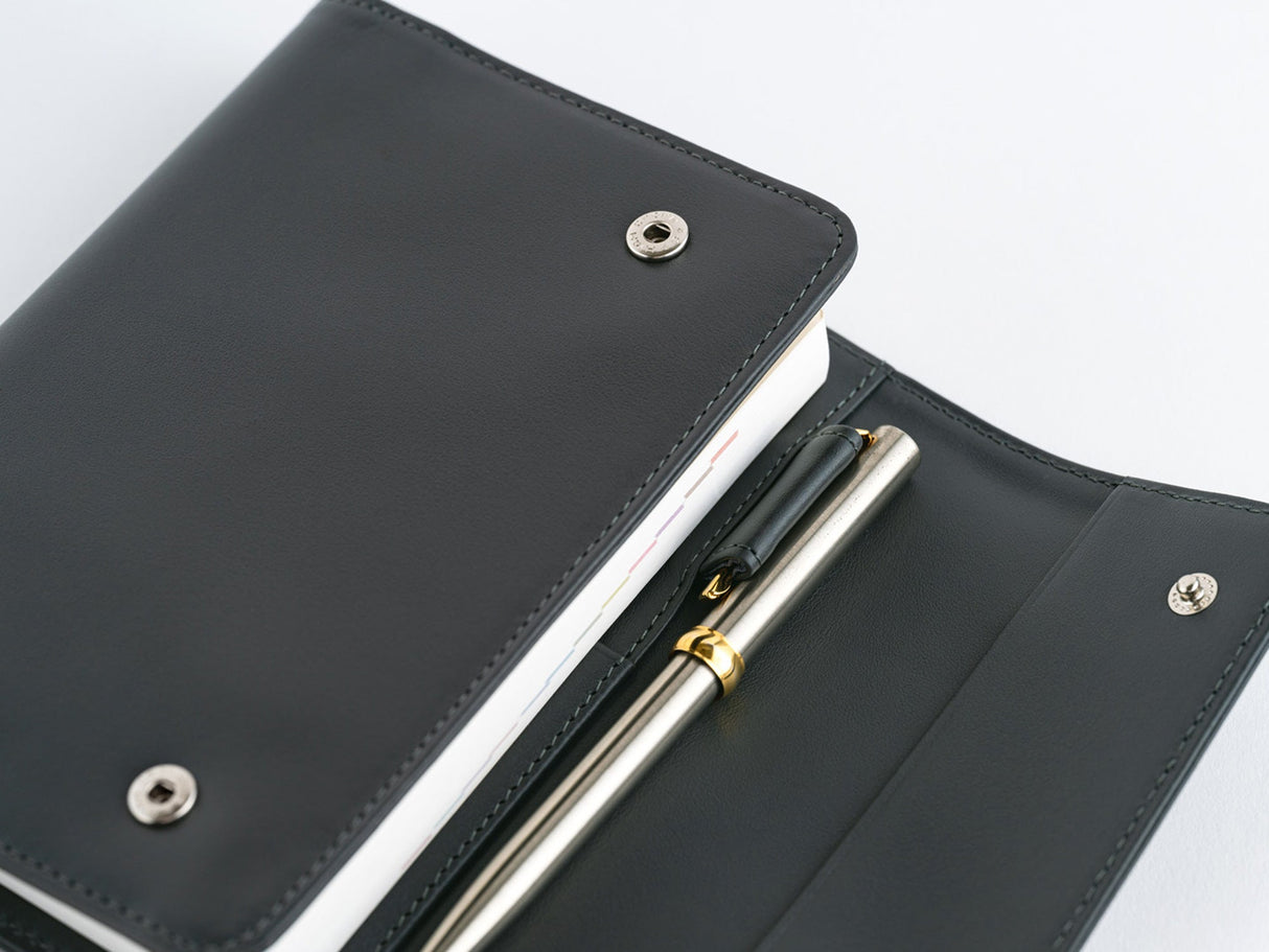 Hobonichi Techo A6 Original COVER ONLY - Leather Charcoal Grey*