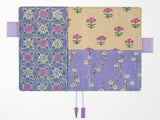 Hobonichi Techo A6 Original Cover + Book - Unsodo: Bijutsukai Plum and Dianthus