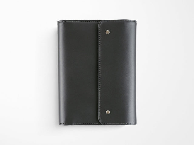 Hobonichi Techo A6 Original Cover - Leather Charcoal Grey