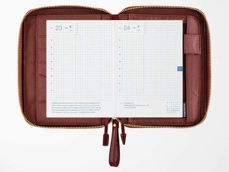 Hobonichi Techo A6 Original Cover - Single Color: Amarone