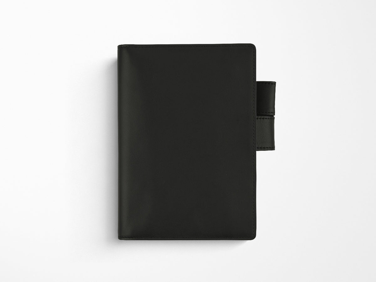 Hobonichi Techo A6 Original Cover - TS Basic Black Leather