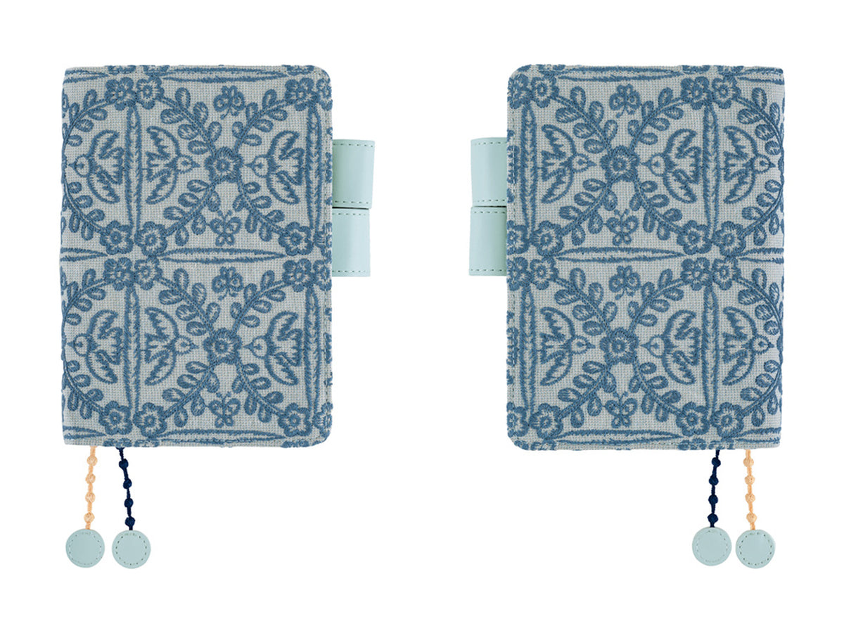 Hobonichi Techo A6 Original Cover - mina perhonen: felice (Blue)