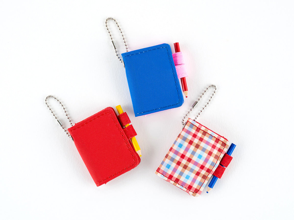 Hobonichi Techo Mini Keychain - Bright Plaid
