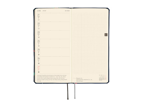 Hobonichi Techo Weeks 2027 - Bow & Tie: Candy Dream
