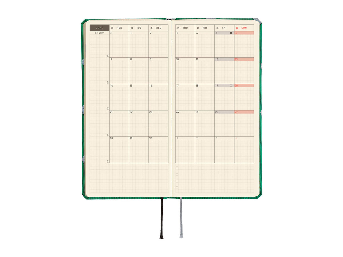 Hobonichi Techo Weeks 2027 - Bow & Tie: Sheep Sheep Sheep