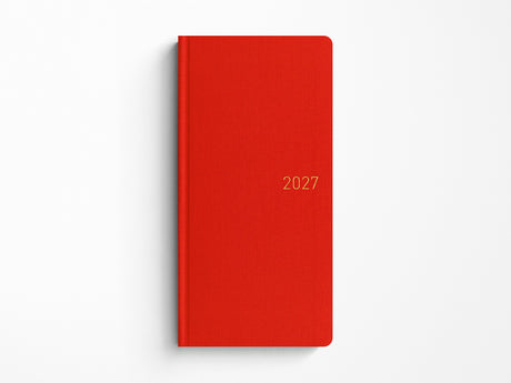 Hobonichi Techo Weeks 2027 - Colors: Poppy Red