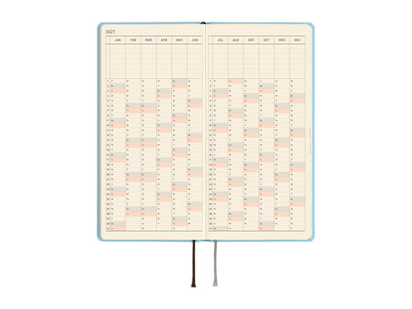 Hobonichi Techo Weeks 2027 - Colors: Sea Glass