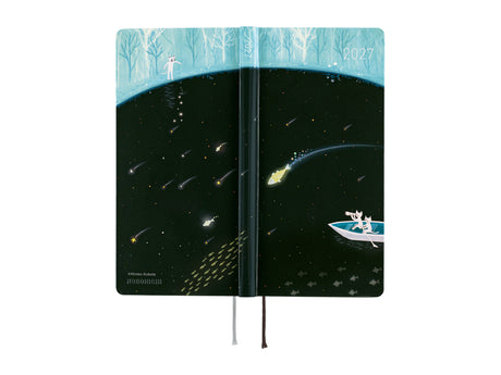 Hobonichi Techo Weeks 2027 - Hiroko Kubota: Meteor Shower in the Light Blue Forest