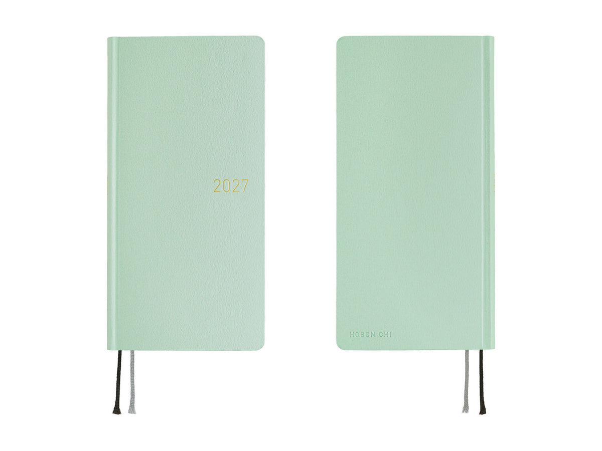 Hobonichi Techo Weeks 2027 - Paper Series: Frosty Jade