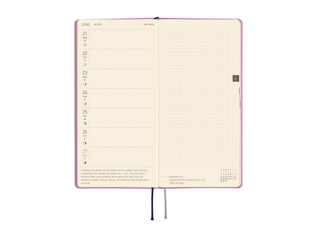 Hobonichi Techo Weeks 2027 - Smooth: Lavender Milk