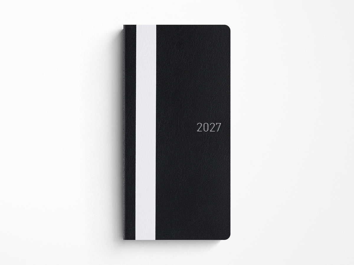 Hobonichi Techo Weeks 2027 - White Line: Black