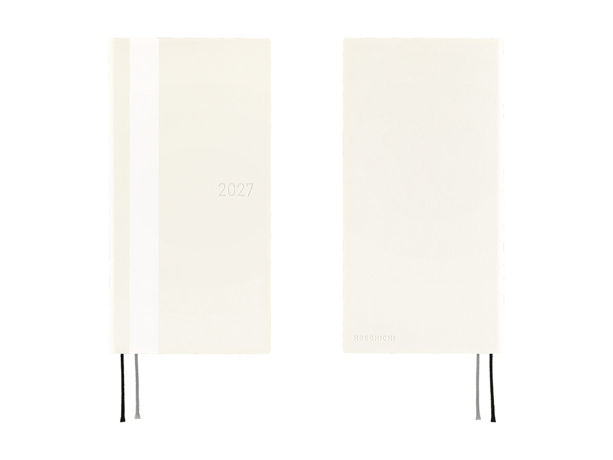 Hobonichi Techo Weeks 2027 - White Line: Ivory