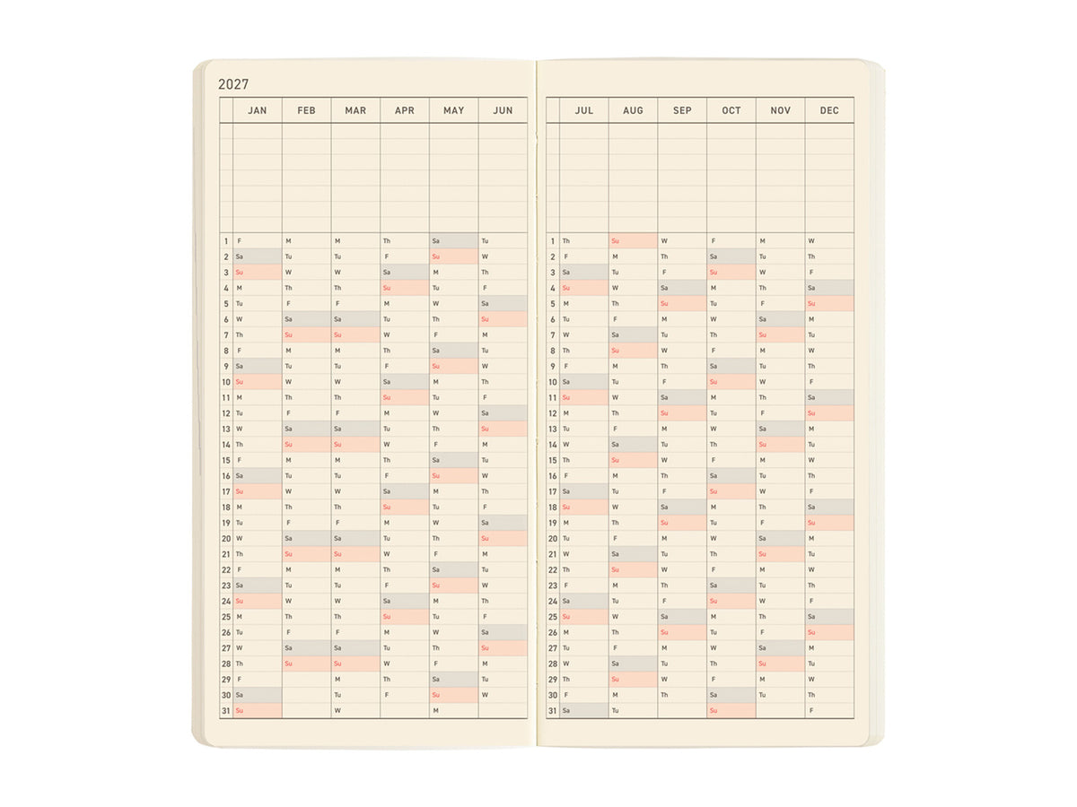 Hobonichi Techo Weeks Mega 2027 - Sneaker: Lime Green
