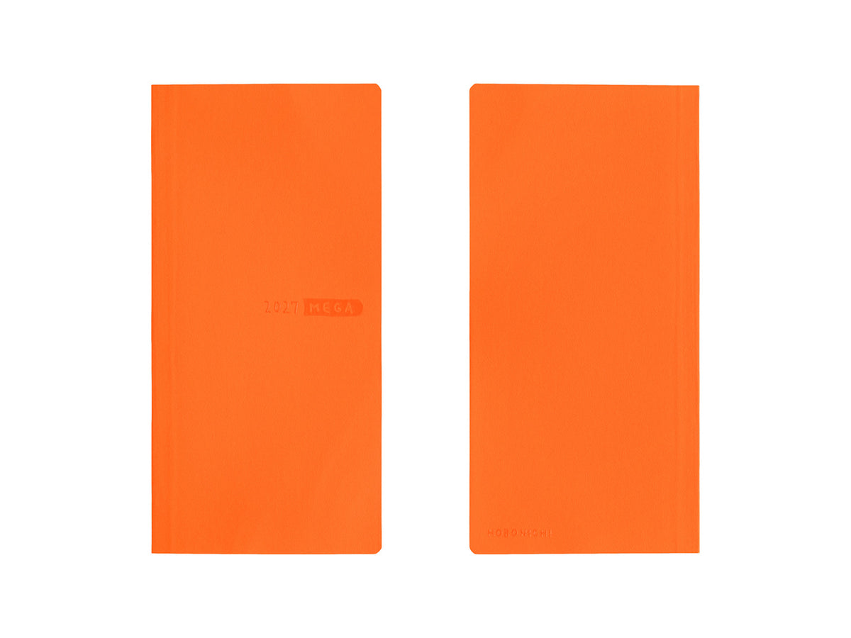 Hobonichi Techo Weeks Mega 2027 - Sneaker: Mandarin Orange
