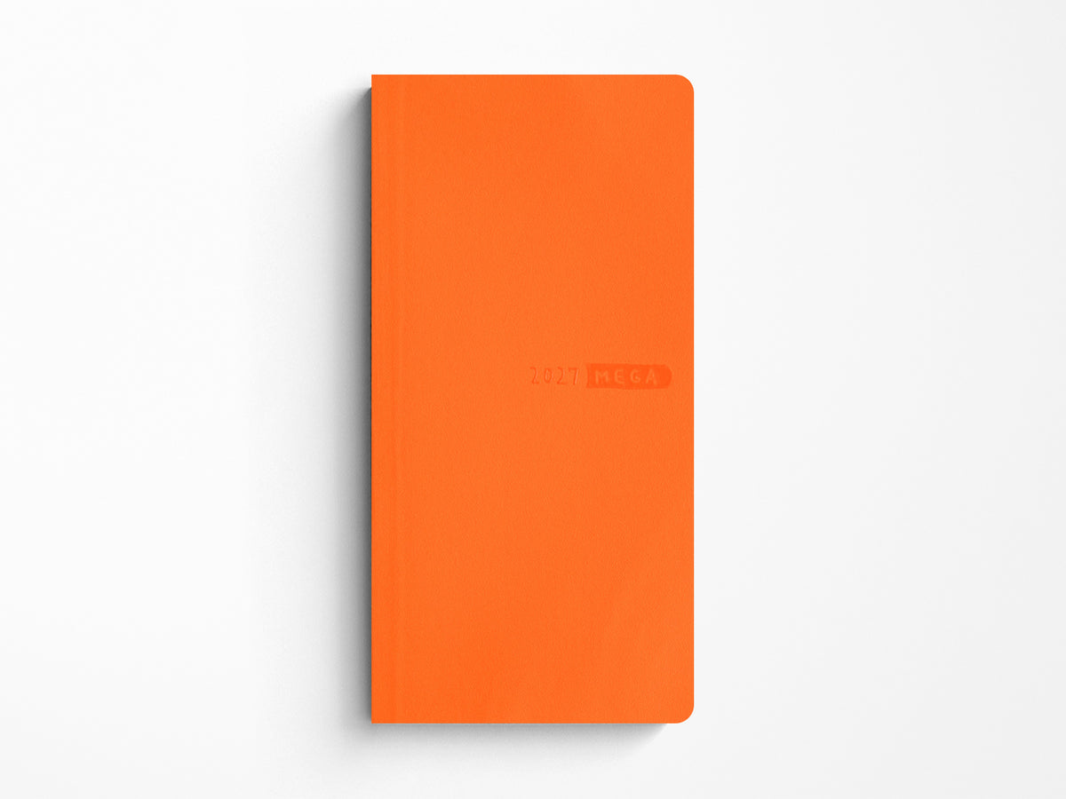 Hobonichi Techo Weeks Mega 2027 - Sneaker: Mandarin Orange