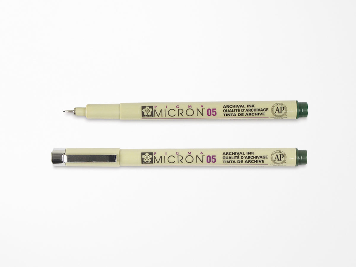 Hunter Green Pigma Micron Pen