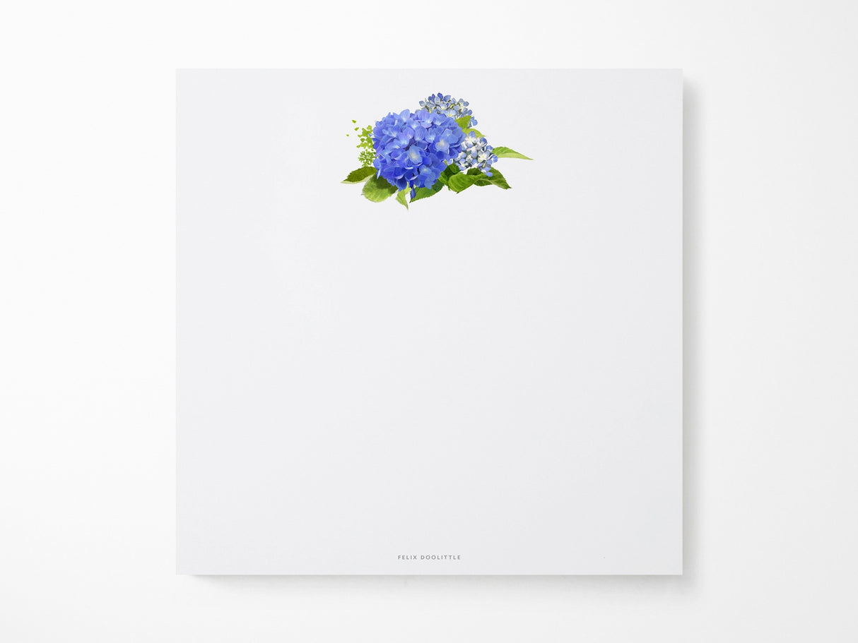 Hydrangea Notepad