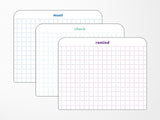 Isshoni Translucent To Do Sticky Notes