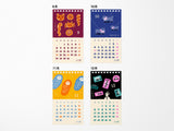 Japanese New Retro 2027 Risograph Desk Calendar