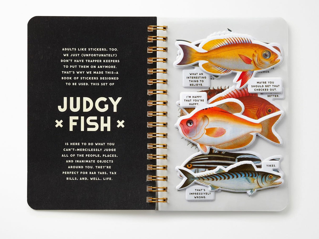 Judgy Fish Sticker Book