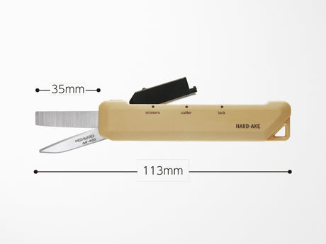 KOKUYO Hakoake 2Way Cutter + Mini Scissors
