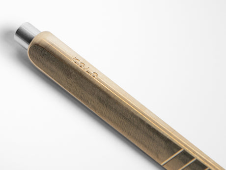 KOLO Tino Ballpoint Pen - Raw Brass