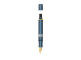 Kaweco AL Sport Piston Navy and Gold Fountain Pen