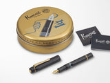 Kaweco AL Sport Piston Black and Gold Fountain Pen