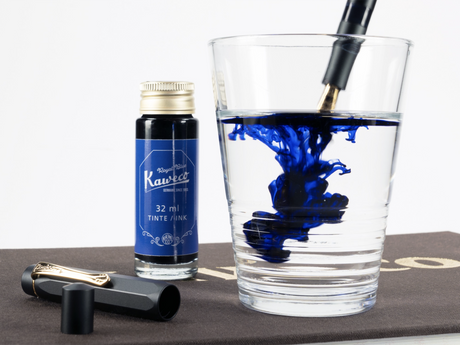 Kaweco AL Sport Piston Black and Gold Fountain Pen