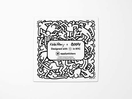 Keith Haring Earth Vinyl Sticker