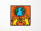 Keith Haring Earth Vinyl Sticker