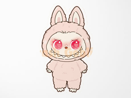 Labubu Vinyl Sticker - Assorted Colors