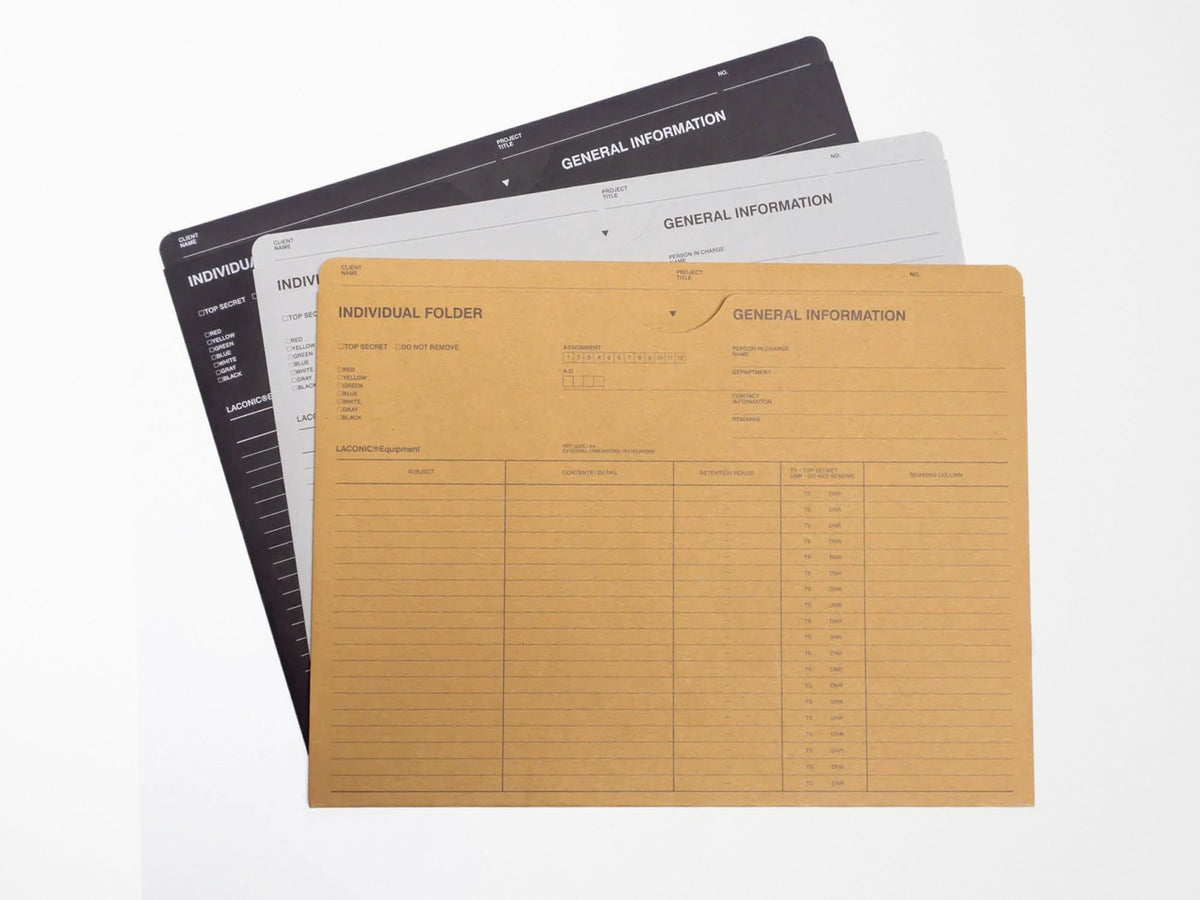 Laconic Individual Folder - A5