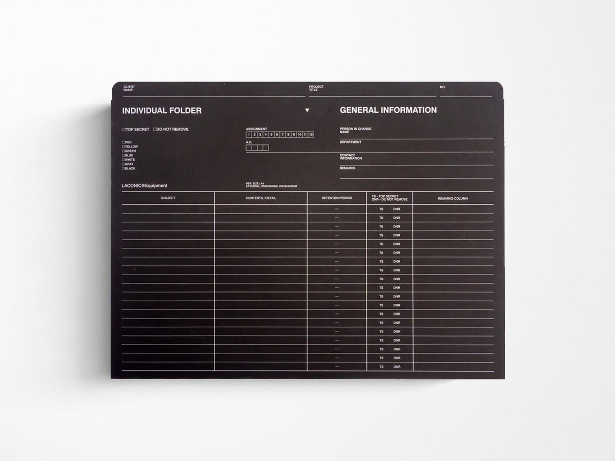 Laconic Individual Folder - A5